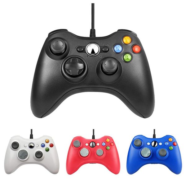 

cgjxsfor xbox 360 usb wired gamepad support win7 /8 /10 system controle joystick for xbox360 slim /fat /e console game controller joypad t19