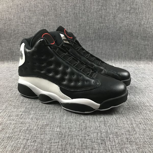 

with box new reverse he got game 13s xiii men basketball shoes sports sneakers fashion trainers size 7-13, Black