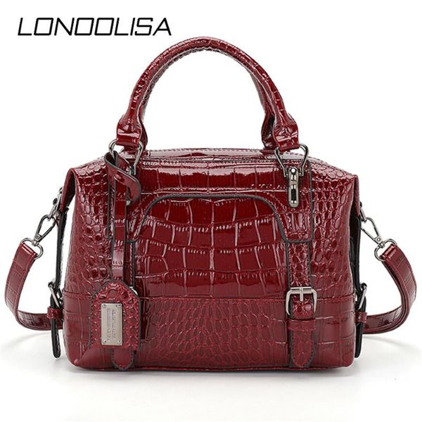 

2020 new luxury handbags women bags designer large capacity women handle bag female crocodile pattern elegant shoulder bag