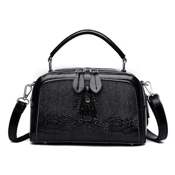 

2020 новых женщин из натуральной кожи сумки сумки крокодил pattern crossbody сумки для женщин shoulder bag