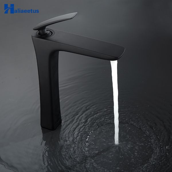 

chrome/black brass bathroom basin faucet luxury sink mixer tap deck mounted and cold sink mixer tap faucet