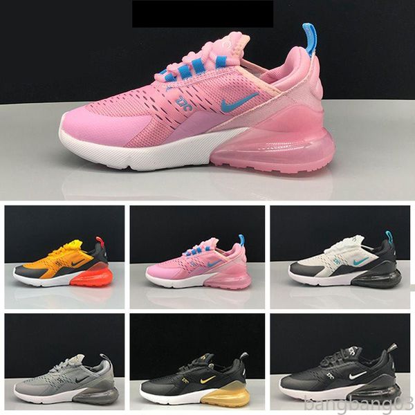 

new children 270 casual shoes for kids baby boys girls 27c cushion black white orange green pink shoes eur28-35 bb03