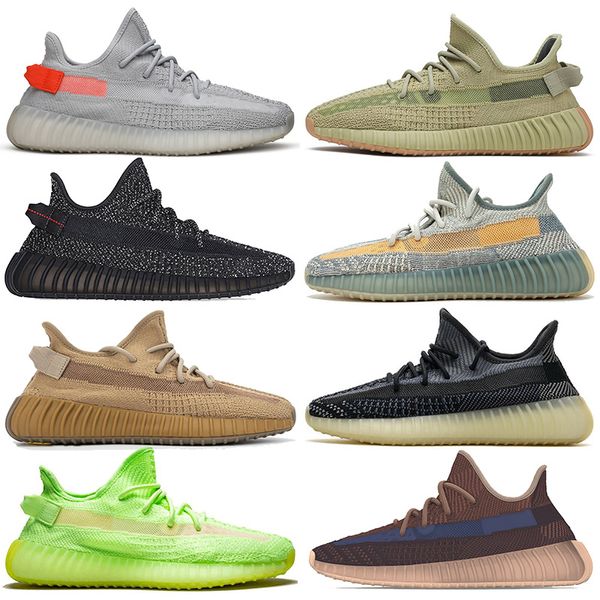 

2020 kanye shoes womens mens running shoes tail light sulfur yecher cinder earth abez asriel israfil eliada trainers sneakers size 13