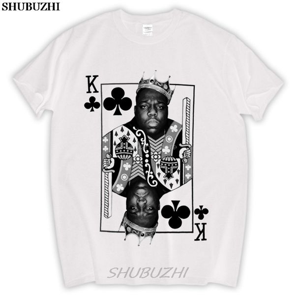 

funy fans t-shirt summer cotton tees biggie smalls the king shirt sbz5178