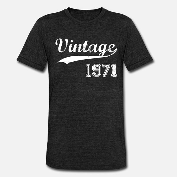 

1971 t shirt men personalized cotton size s-3xl pictures fitness funny summer standard shirt, White;black
