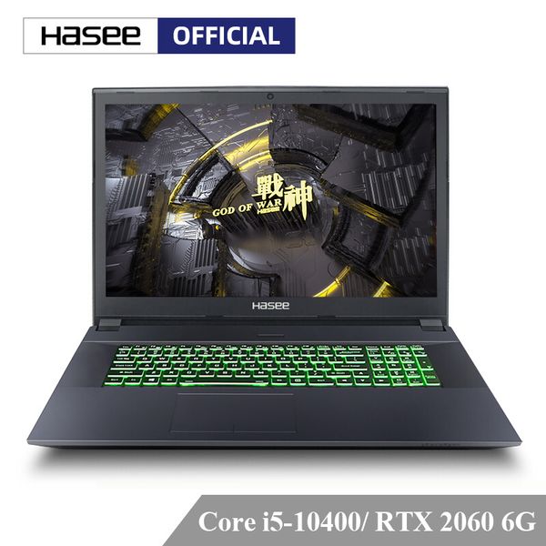 

hasee gx8-cu5da lapfor gaming(intel core -10400+rtx2060 6g gddr6/8g ram/512g ssd/17.3''120hz 94% ntsc tn)notebook computer