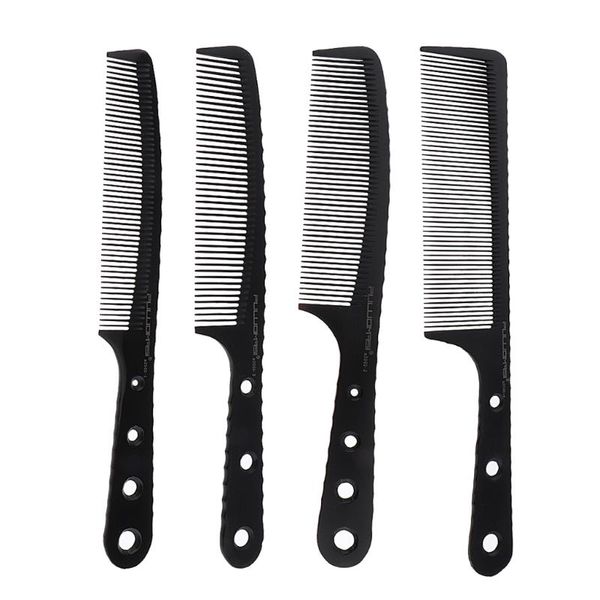 

professional styling comb anti static heat resistant comb for all hair types, fine and wide tooth for men and women, Silver