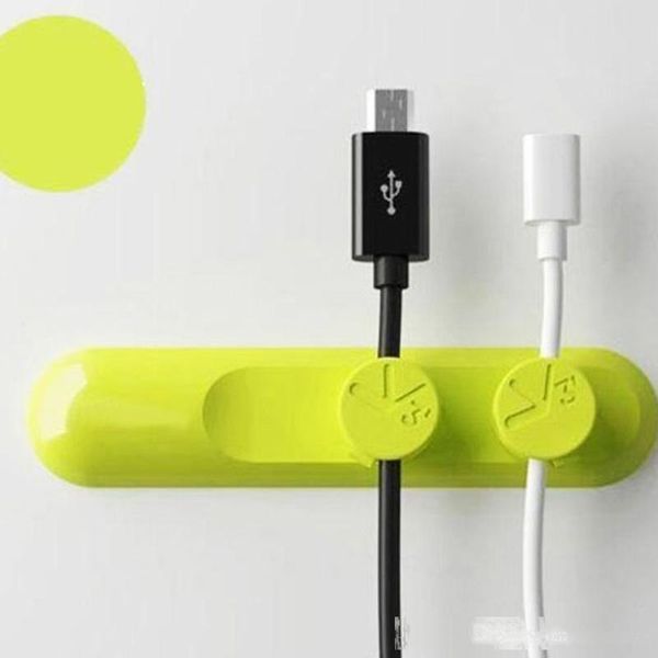 

deskcable clips magnetic cable organizer with retail package cable buckles magnetic desgin dhl