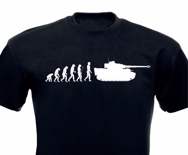 

2018 cotton short sleeves hip hop fashion casual t shirts evolution t-shirt vi 88 mm tank wehrmacht germany tee shirt