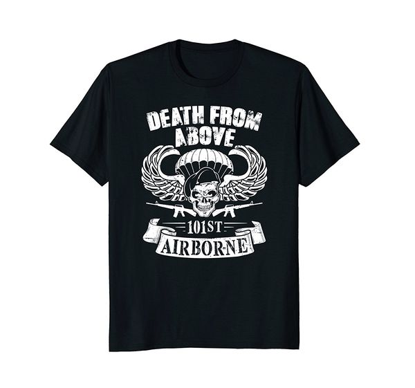 

2019 new summer tee shirt death from above 101st airborne division t shirt cool t-shirt