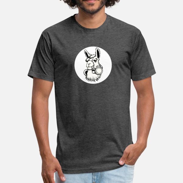 

alpaca art design alpaca tee t shirt men print 100% cotton size s-3xl fit fit humor spring autumn natural shirt