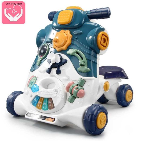

baby walker trolley multifunction 6-24 months children's toy baby rollover walker learn to walk without battery