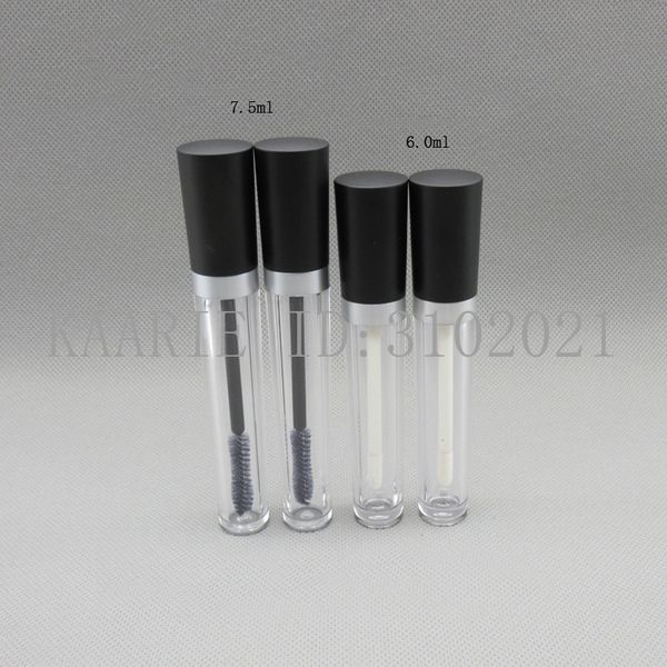 

storage bottles & jars 6ml50pcs/lot plastic cosmetic lip gloss tube,7.5ml diy empty mascara refillable container,grade bott