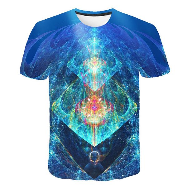 

happy childlike print 3d print shirts humor anime oversized men clothing
