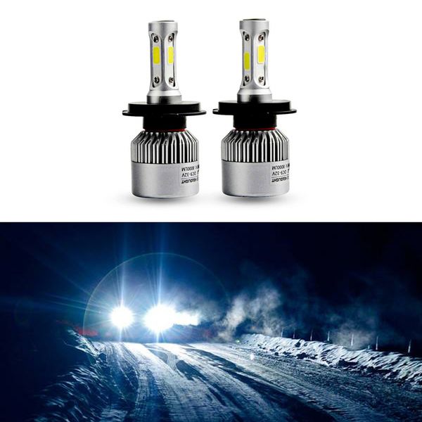 

2pcs car headlight led s2 head light bulbs h4/9003/2 h7 h4h11 6500k 8000lm waterproof auto headlight lamp headlamp