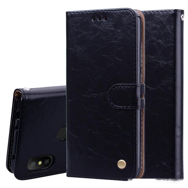 

vintage stand leather cover for xiaomi redmi note 6 pro case flip cover wallet cover leather casing redmi note 6pro carcasas phone cases