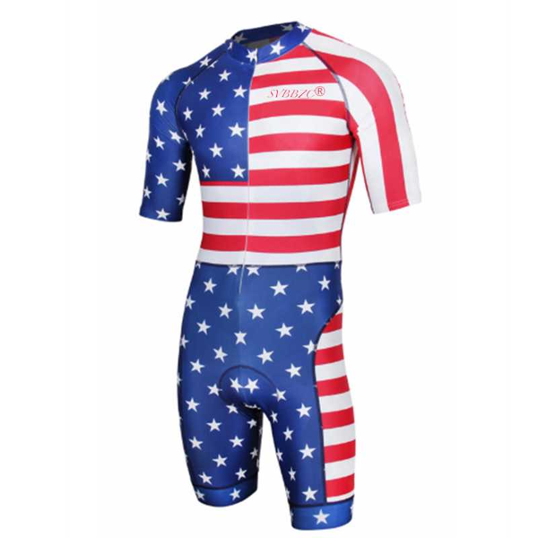 

fashion cycling skinsuit men triathlon suit ropa ciclismo maillot quick dry hit color short sleeve cycling jerseys clothing set, Black;blue