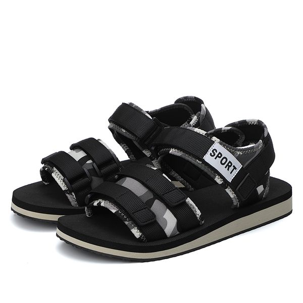 

roman sandals homme sandalen shoes men sandals-men sandles rubber sandel heren masculino sandalia hombre gladiators sandali da, Black