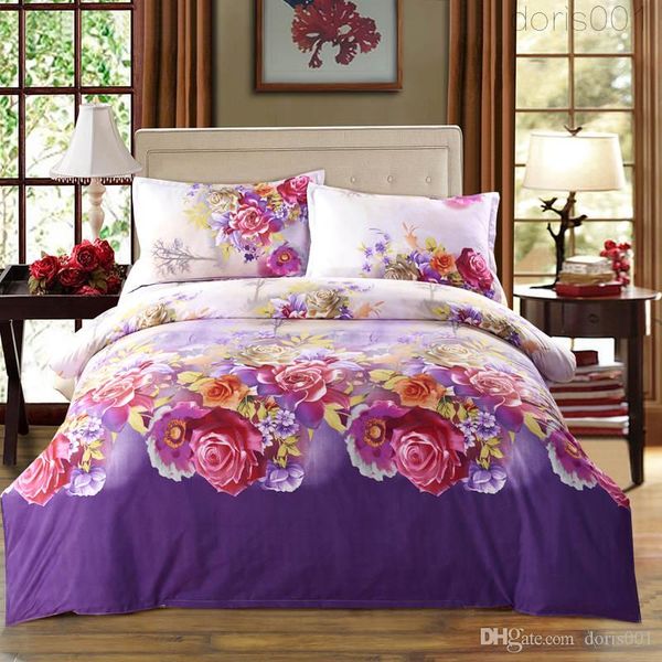 

home textile thicken 1.6kg 3d bedding sets cotton cotton 4pcs reactive print include duvet cover,bedsheet,pillowcase