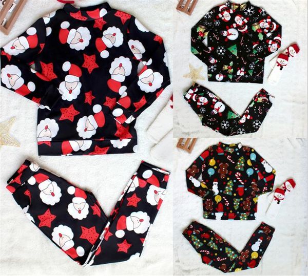 

christmas women tracksuit pullover long sleeve o neck printed two piece suits casual funny slim woman 2pcs outfits, Gray