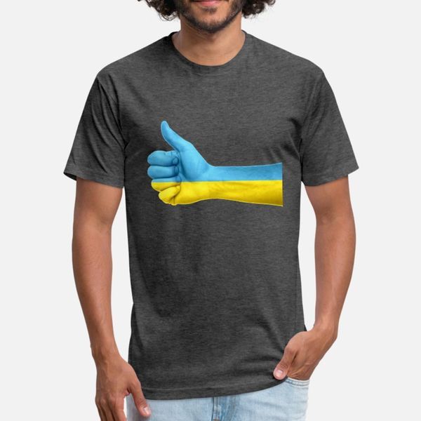 

ukraine t shirt men knitted 100% cotton o neck standard fit comfortable spring vintage shirt