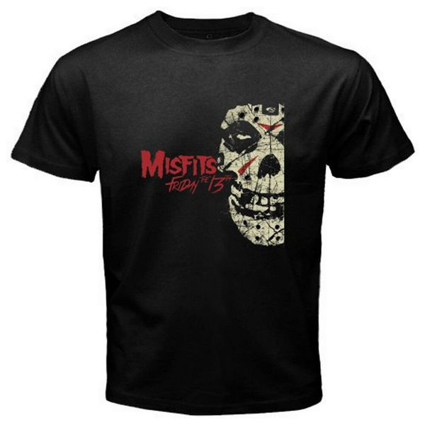 

new misfits friday the 13th album men's black t-shirt size s m l xl 2xl 3xl basic models tee shirt