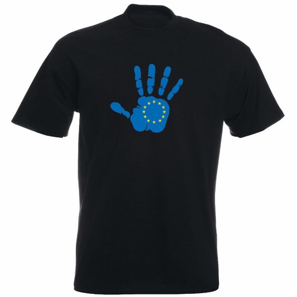 

мужская футболка 3d мужчины топы tee basic топы europaische союз handabdruck ладони рук печать herren europe eurot футболки онлайн