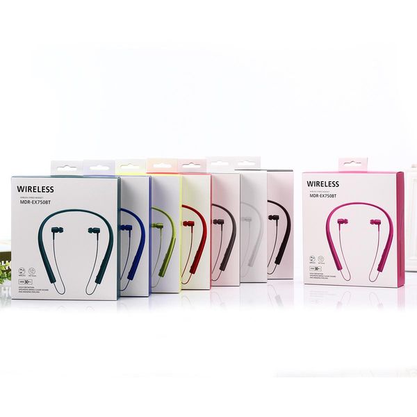 

cgjxsselling hanging ear stereo portable earphone sport bluetooth mdr -ex750 hight quality beautiful and durable for sony iphone samsung