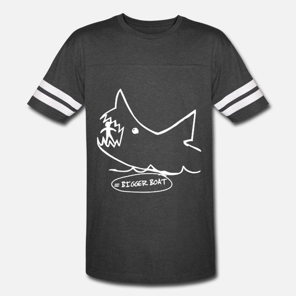 

jaws movie inspired bigger boat retro 70s 80s film t shirt men character cotton s-3xl letter crazy new style summer style outfit shirt