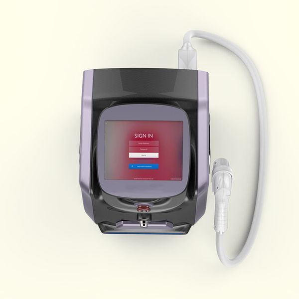 

taibo shipping delivery customized logo portable painless 808nm diode laser permanent fast hair removal machine price, Black