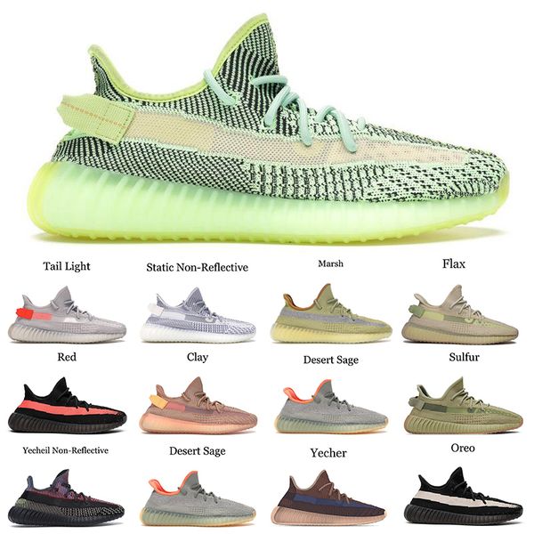 

new arrival yeezreel non reflective running shoes for men blue tint clay linen true form desert sage womens sneakers trainers shoes