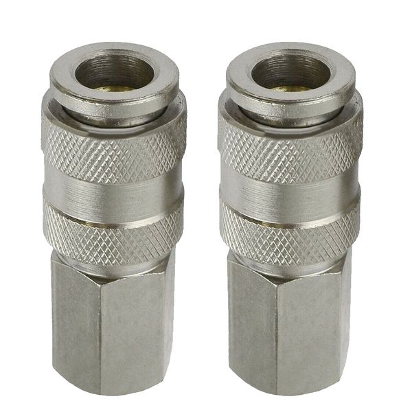 

2pcs hand tool plug air line hose connector quick release fittings home copper