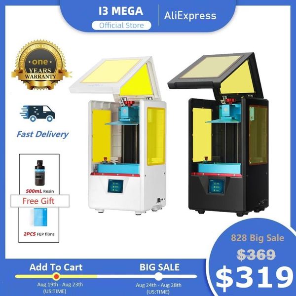 

printers 3d printer pon s upgraded uv module dual z touch screen lcd based sla print 405nm resin anycubic diy deskprinting kit