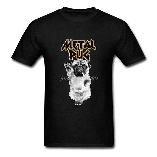 

heavy metal t shirt хлопок crewneck с коротким рукавом на заказ охладить мопс t shirt men популярные развлечения плюс размер футболки homme