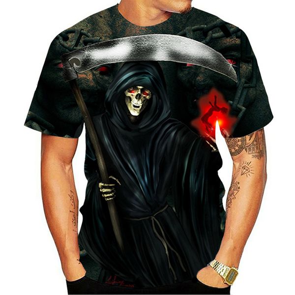 

horror compression punisher skull new street 3d print shirts horror horror hentai men clothing