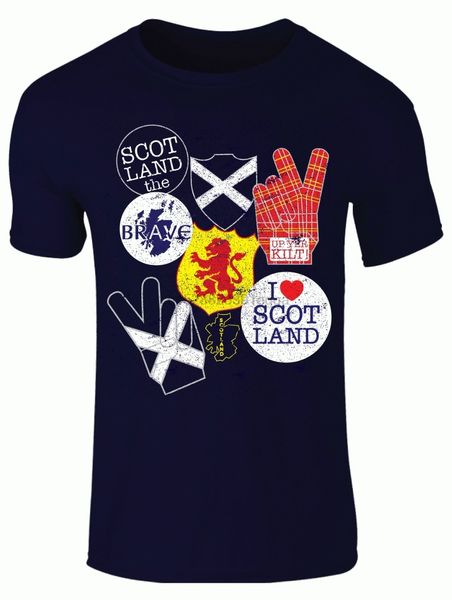 

t-shirt men new print men t-shirt summer scottish stickers i love scotland up yer kilt t-shirt nerd t-shirts