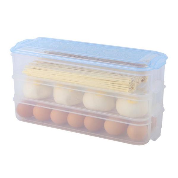 

multi food plastic rectangular pc storage kitchen layer fresh meat with 1 for lid box fruits crisper fish container xtjiz home2001