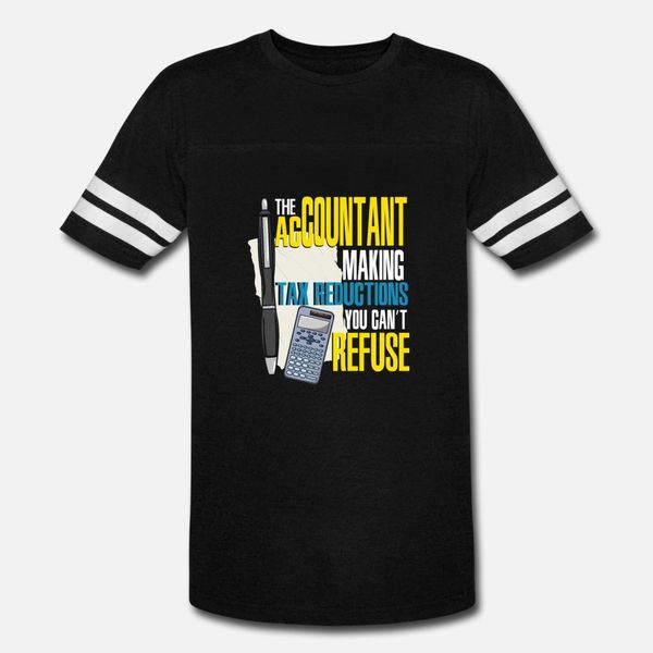 

the accountant making tax reductions you can t ref t shirt men character cotton o neck basic solid interesting new style shirt