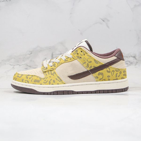 

2020 dunk sb low animal pack prm medium curry jaguar running shoes skateboard shoes outdoor sneakers size 36-45, White;red