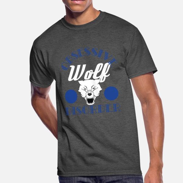 

a cool white wolf gift for someone obsessed with t shirt men custom 100% cotton euro size s-3xl letters graphic breathable natural shirt