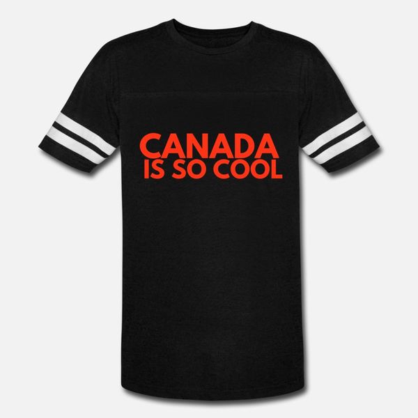 

canada is so cool t shirt men personalized short sleeve plus size 3xl pictures sunlight funny casual summer style slim shirt