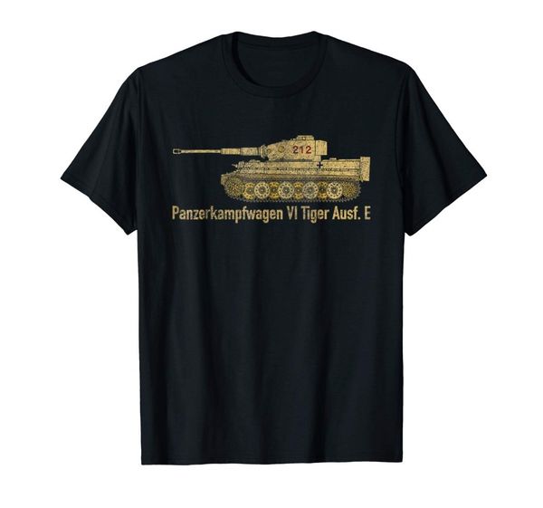 

panzer vi tiger 1 german ww2 tank distressed t shirt gift 2019 summer t shirt men new custom printed t shirts