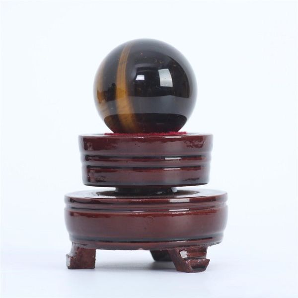 

sale wholesale home tigereye yellow ball 100g crystal natural gemstone sphere small ball/tiger-eye decorations for hjt healing hj2009 omrcv