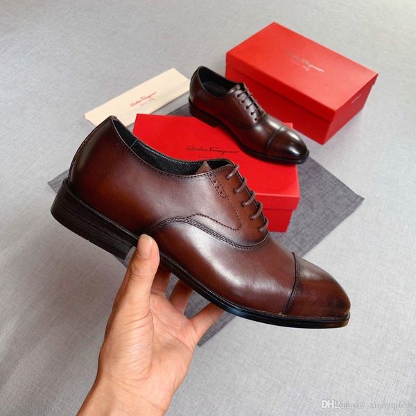 

men's leather leather shoes, high-quality fashion wild leather shoes, banquet dress shoesad, Red;white