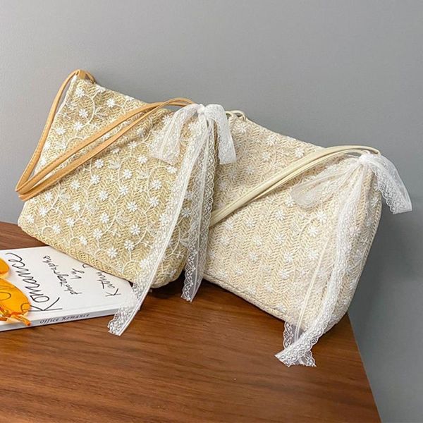 

summer women's bag chain shoulder bag fashion leather small daisy messenger ladies fairy style bohemia woven #yl10