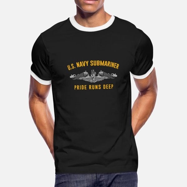 

us navy submariner pride runs deep sub veteran tee t shirt men printed 100% cotton o-neck slim gift funny spring autumn outfit shirt
