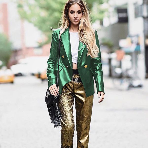 

discount blazer pu jacket popular women's pu leather coats china supply new autumn pu leather jacket, Black