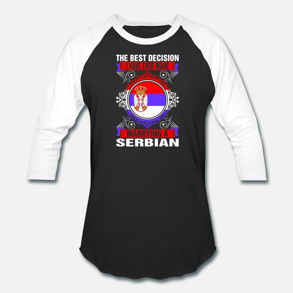 

marrying a serbian t shirt men character tee shirt round neck kawaii gift basic spring pictures shirt