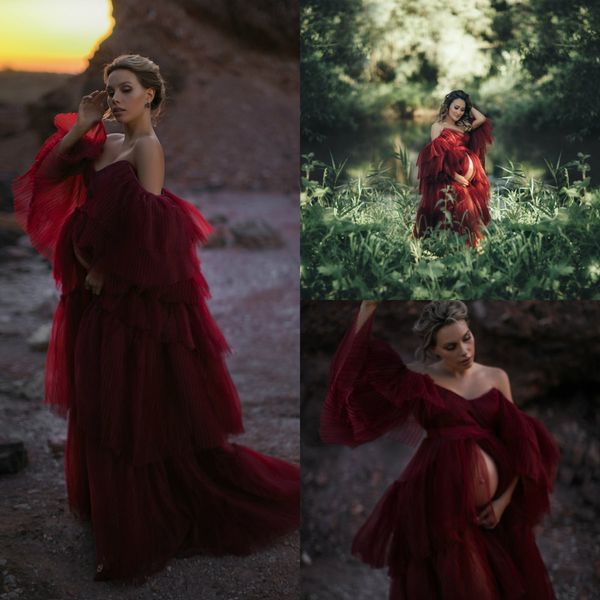 

2021 женщины мантии плеча сексуального nightgown оборки пижама спагетти шнурок тюль халат пижама новый пром невеста шавель, White