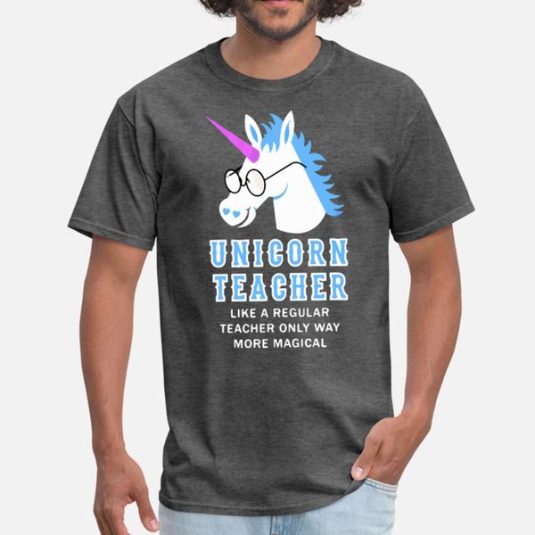 

unicorn teacher llike a regular teacher only way m t shirt men design tee shirt s-3xl solid color anti-wrinkle building summer vintage